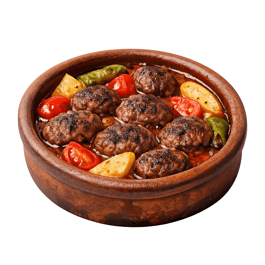 Güveçte Köfte